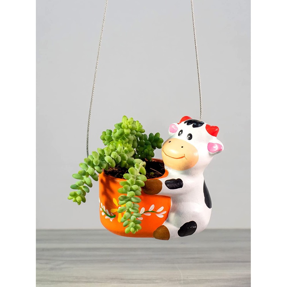 Hanging Cow Planter
