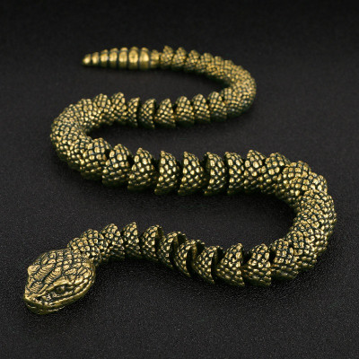 Antique 3D Live Snake Showroom Decoration
