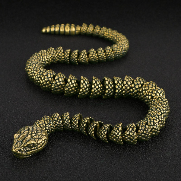 Antique 3D Live Snake Showroom Decoration