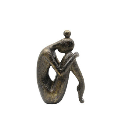 Thinker Yoga Girl Decoration