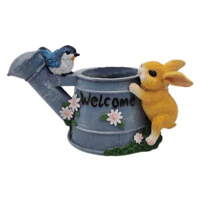 Outdoor Rabbit Kettles Shaped Flower Pots