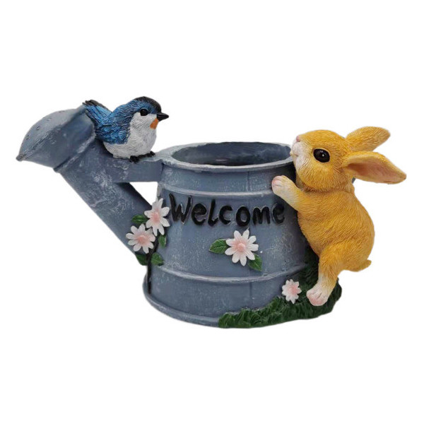 Outdoor Rabbit Kettles Shaped Flower Pots